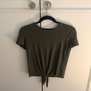 Madewell olive t shirt